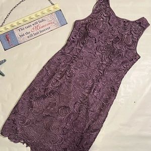 Adrianna Papell lace, sleeveless dress Sz 10